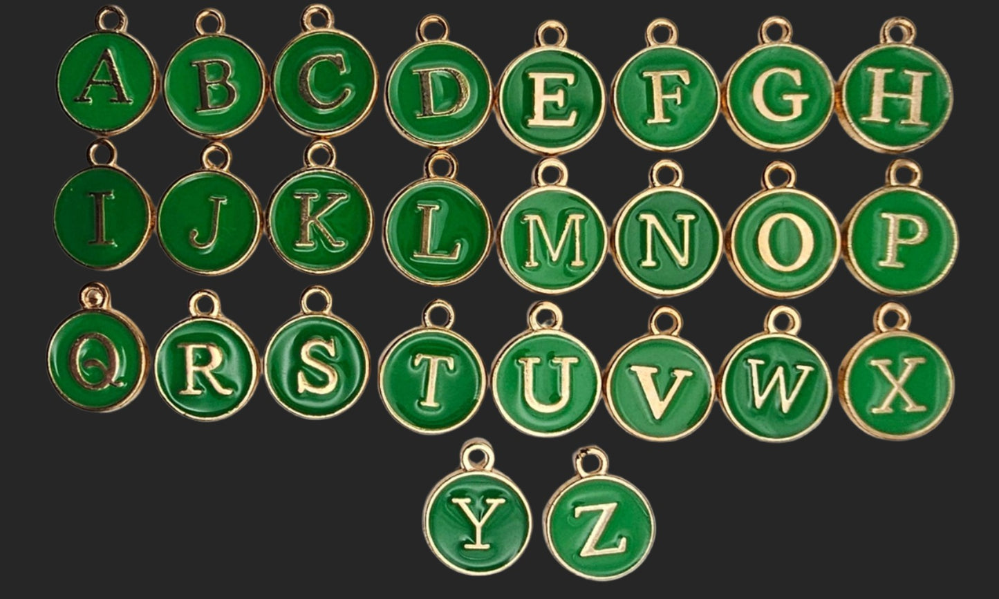 Green Circle Letters
