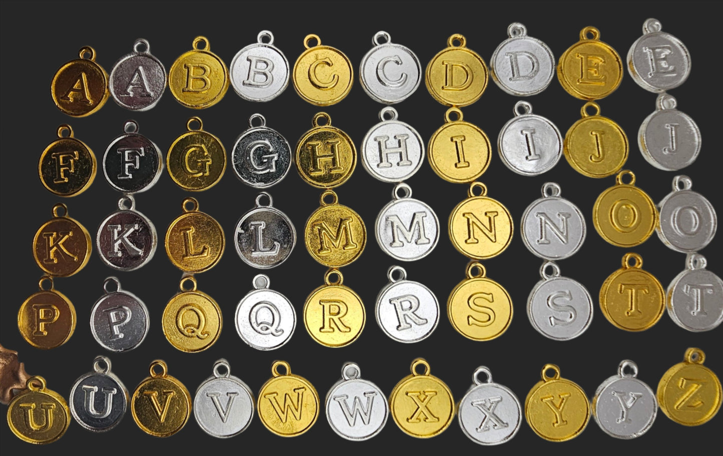 Silver Coin Letters