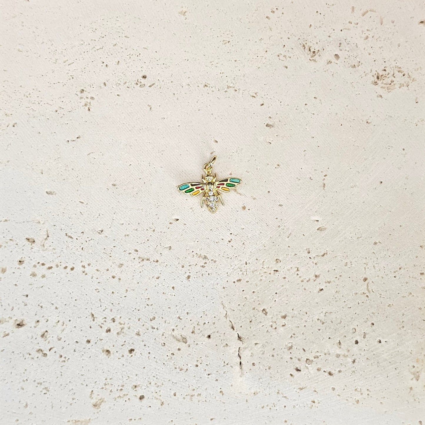 Rainbow Wing Crystal Bee