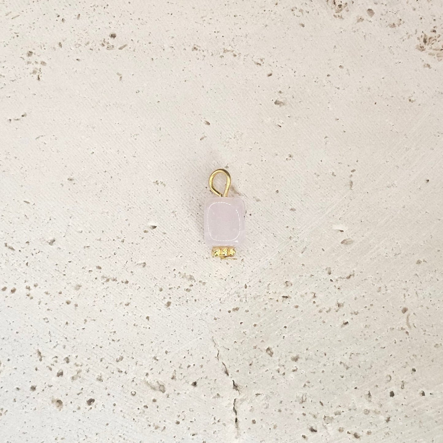 Pink Quartz Cube