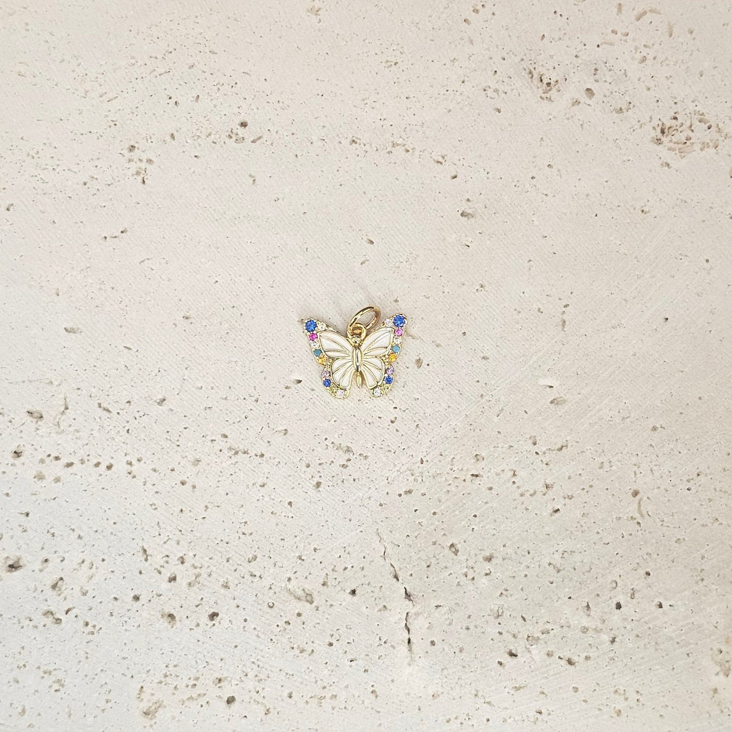 Rainbow Crystal Wing Butterfly