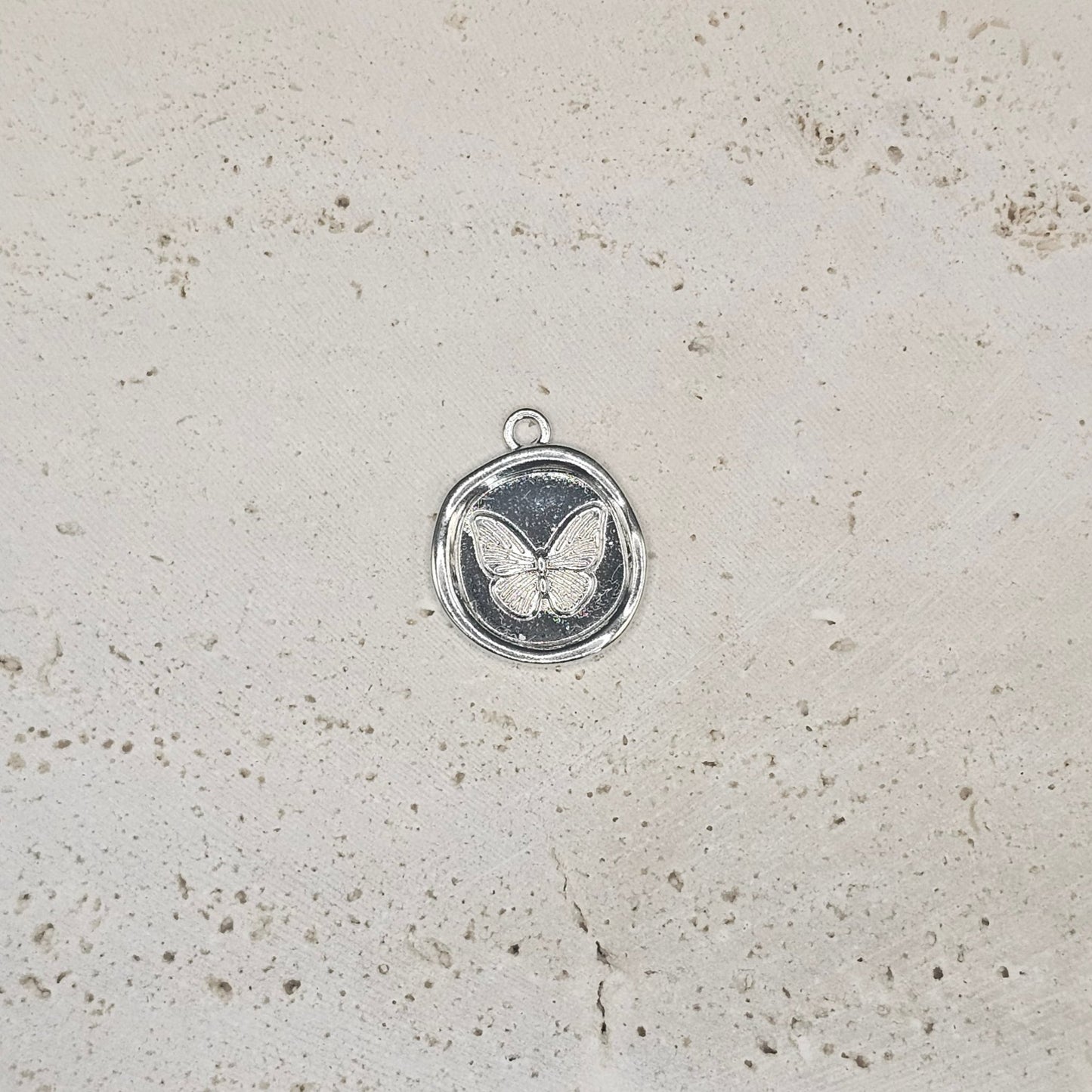Circle Butterfly Pendant