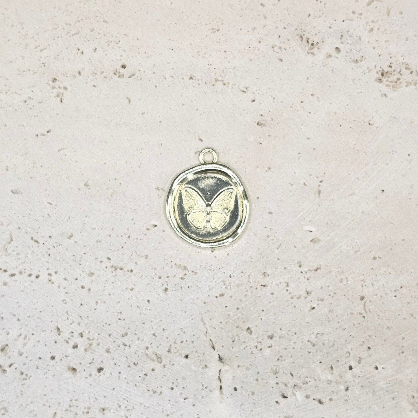 Circle Butterfly Pendant