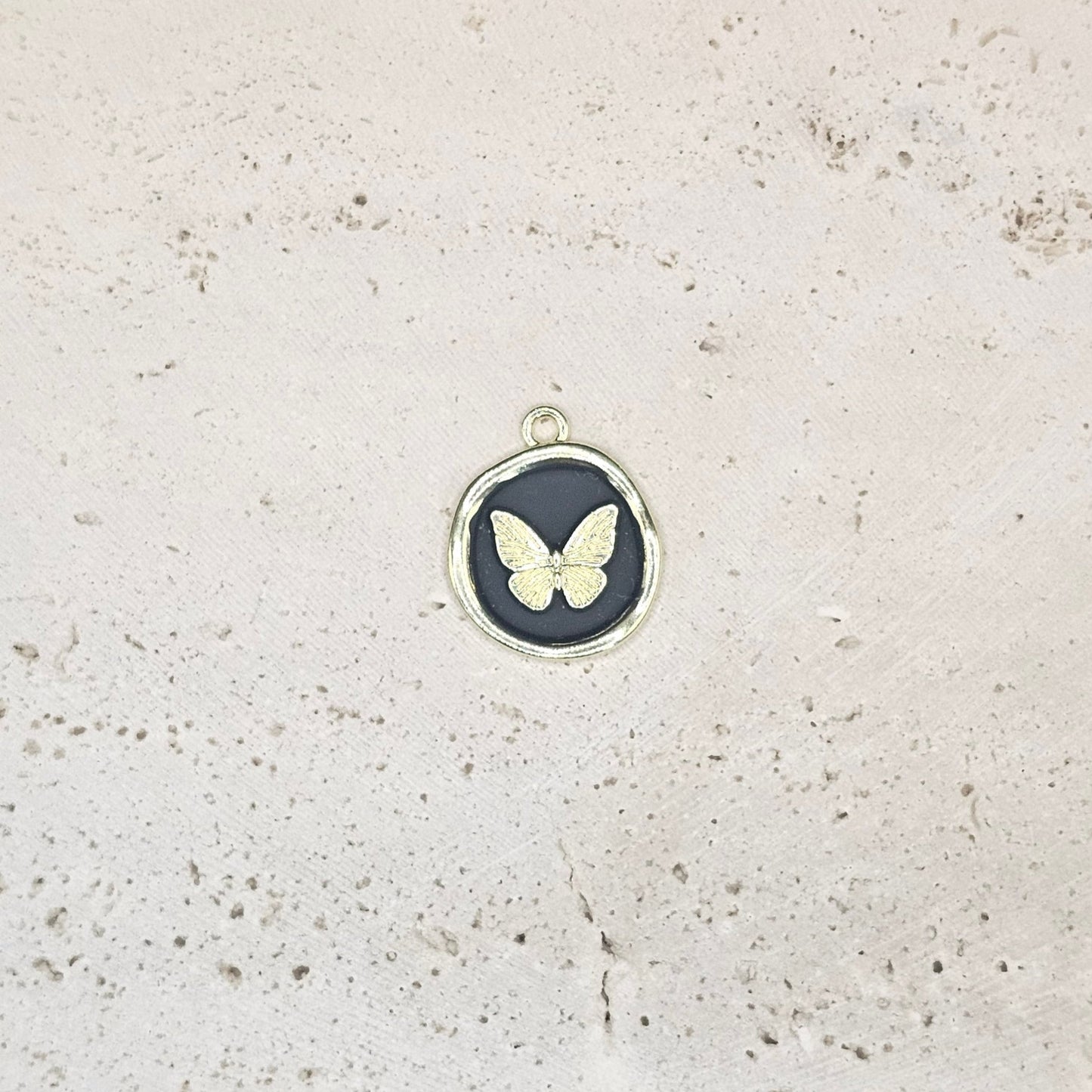 Circle Butterfly Pendant