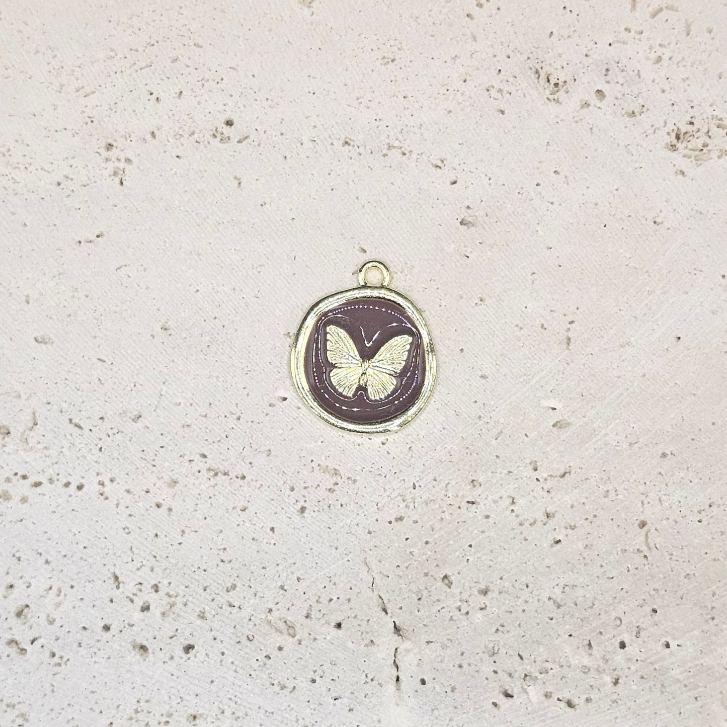 Circle Butterfly Pendant