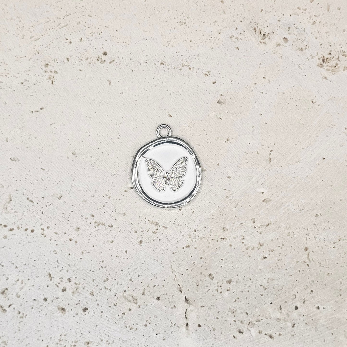 Circle Butterfly Pendant