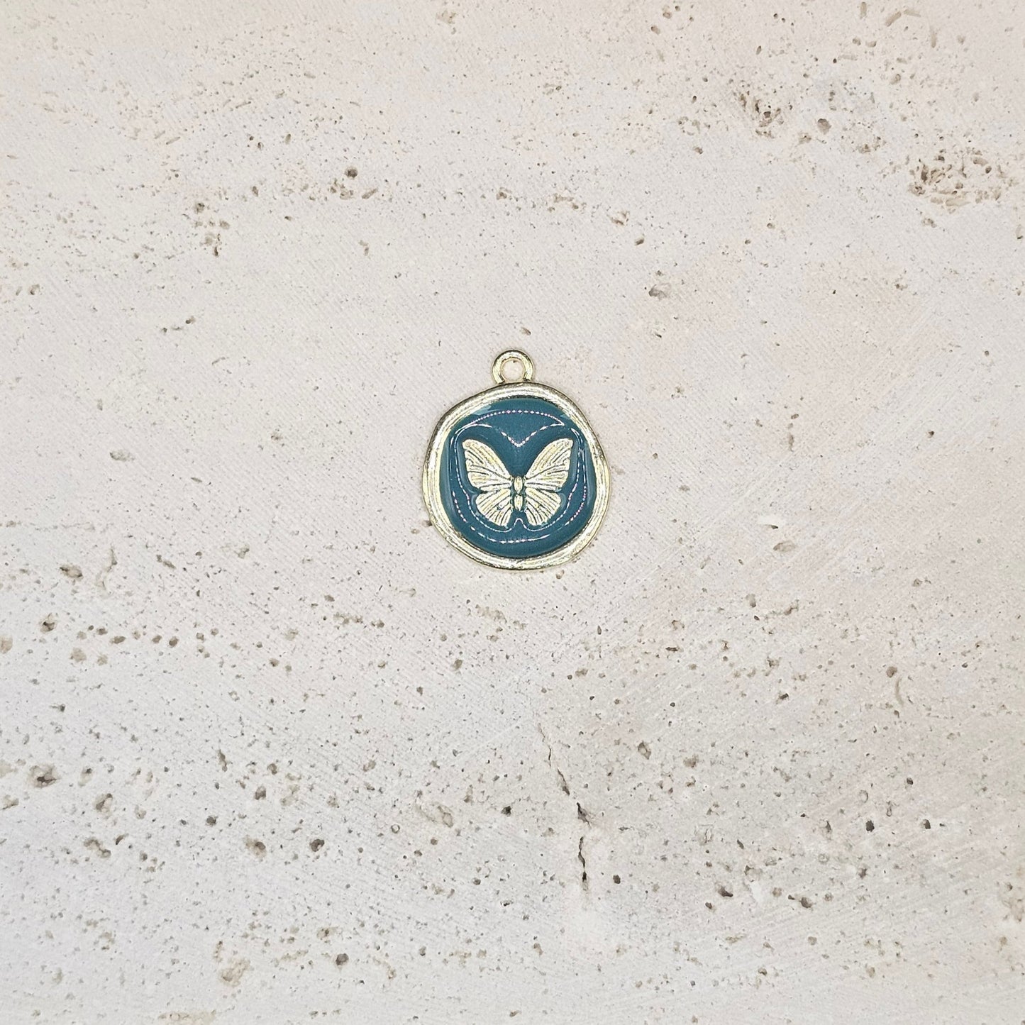 Circle Butterfly Pendant