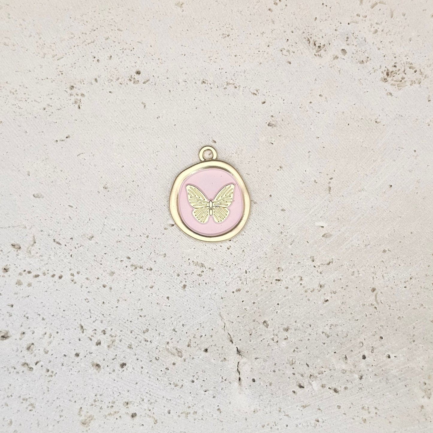 Circle Butterfly Pendant