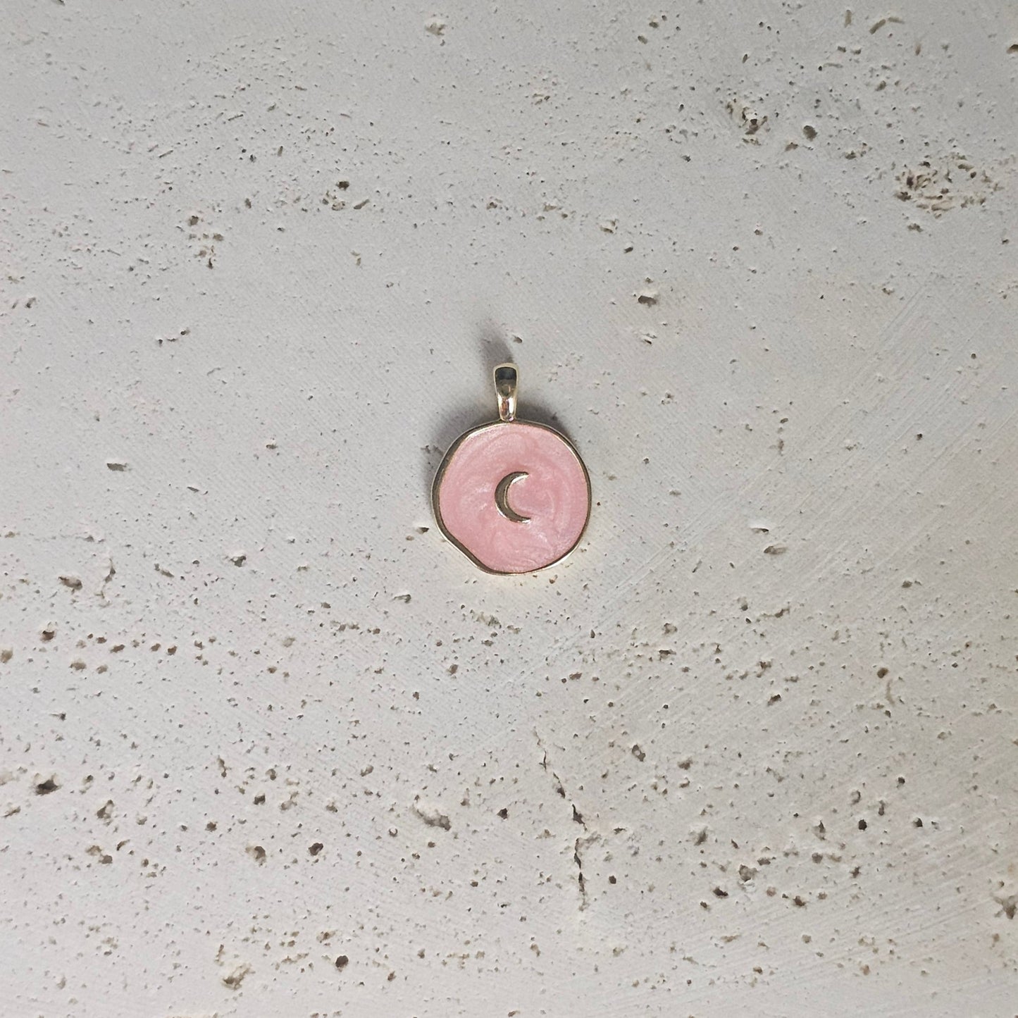 Circle Crescent Moon Pendant