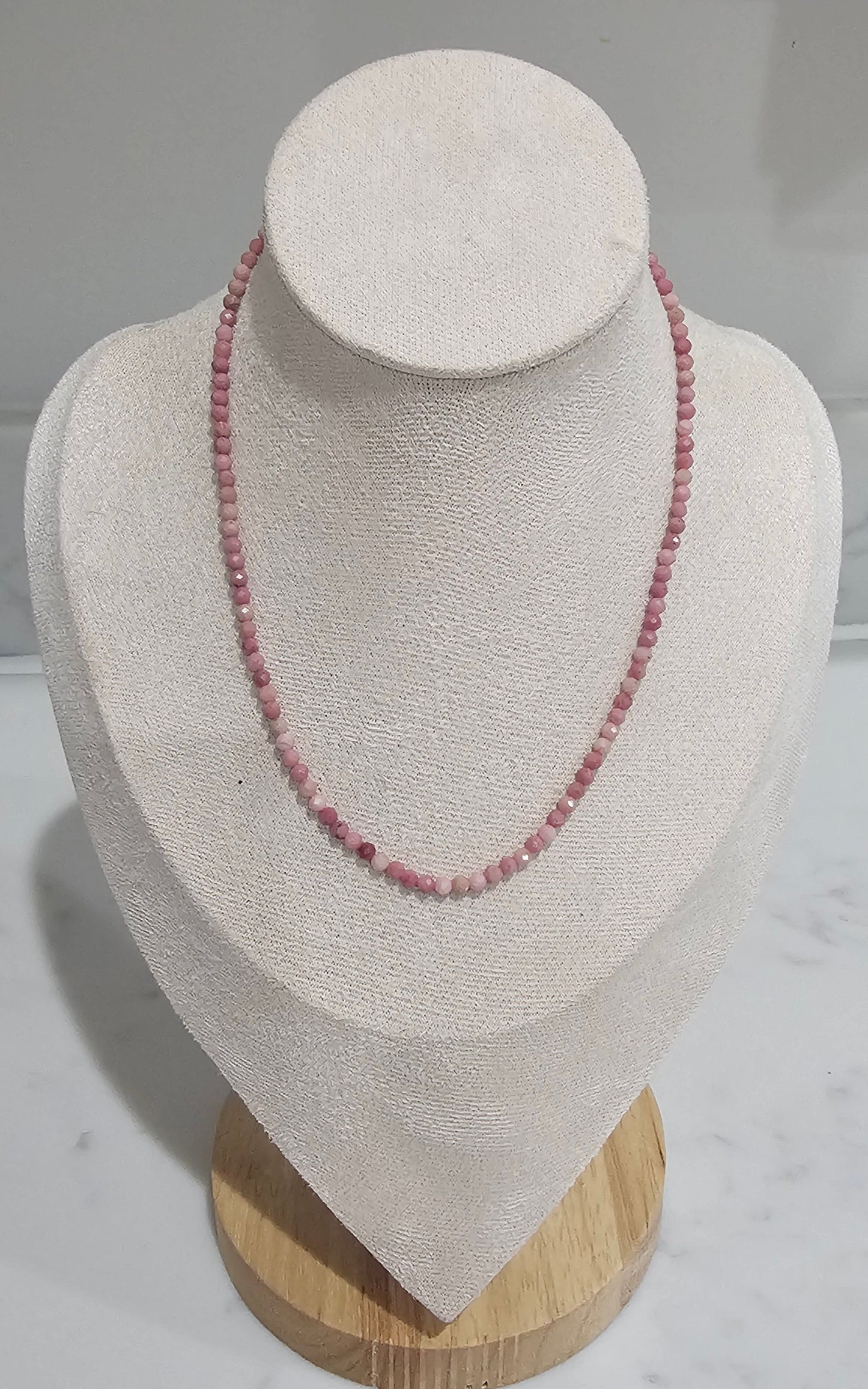 Crystal Gem Necklace - 14"