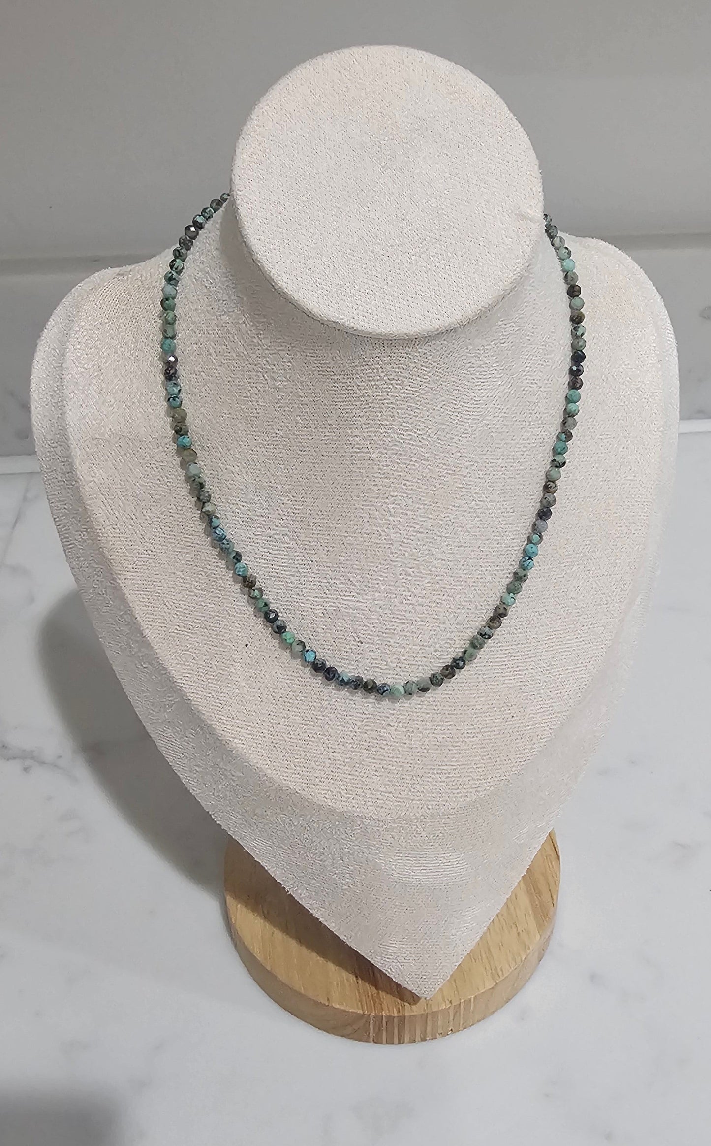 Crystal Gem Necklace - 14"