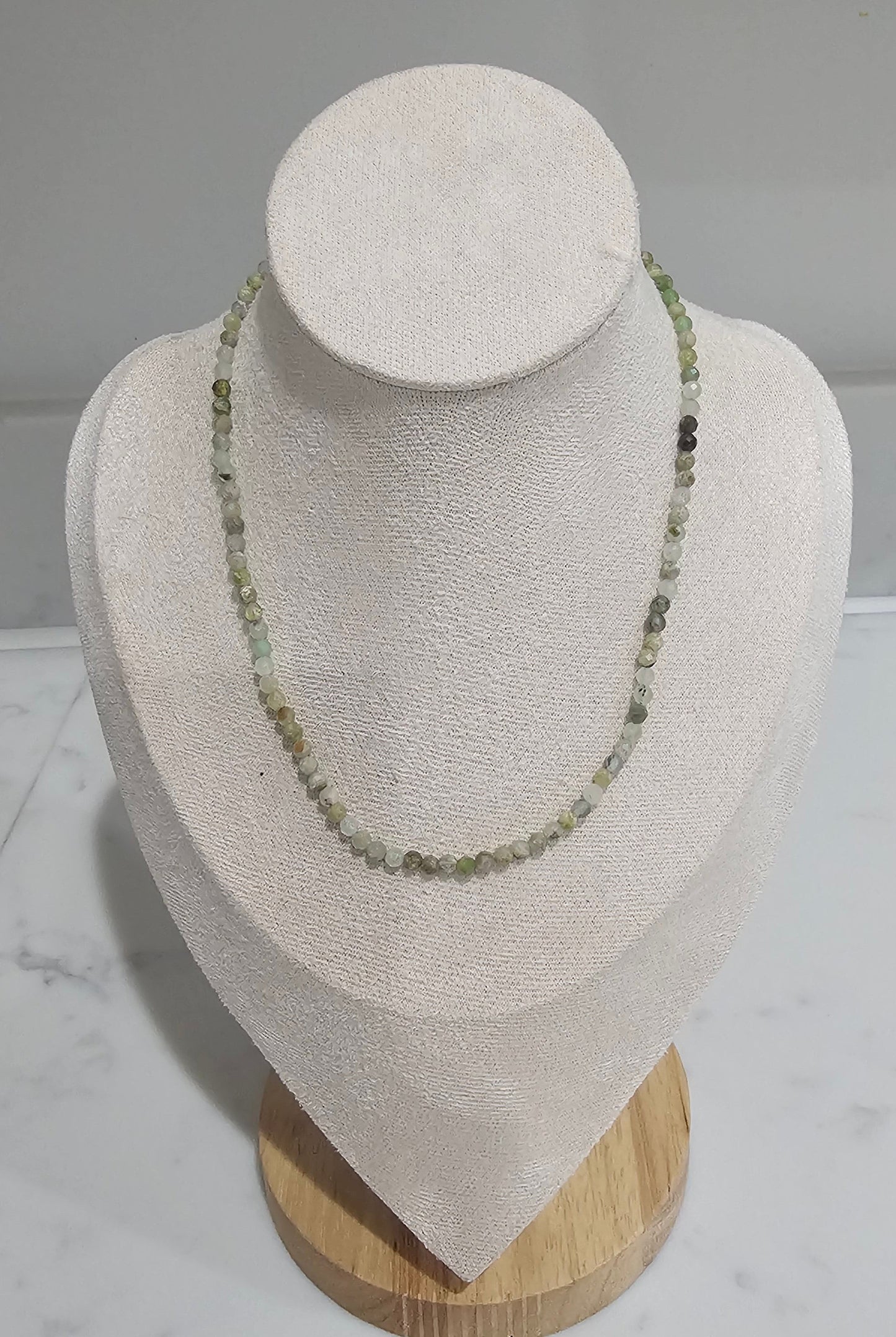 Crystal Gem Necklace - 14"