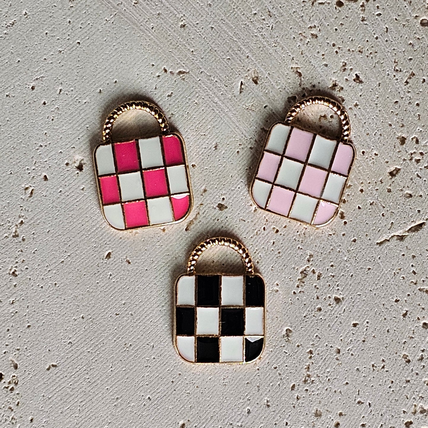 Checkered Purse