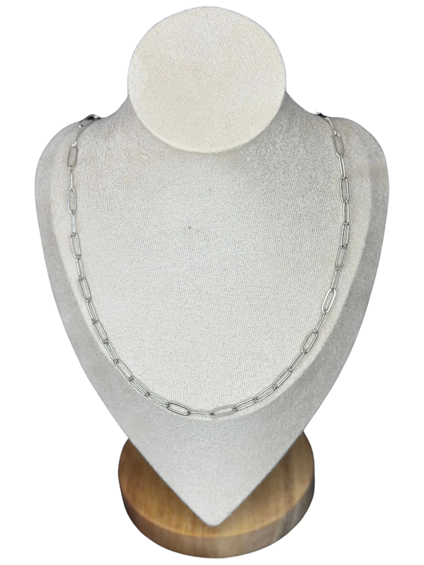 Modern Paperclip Chain Necklace