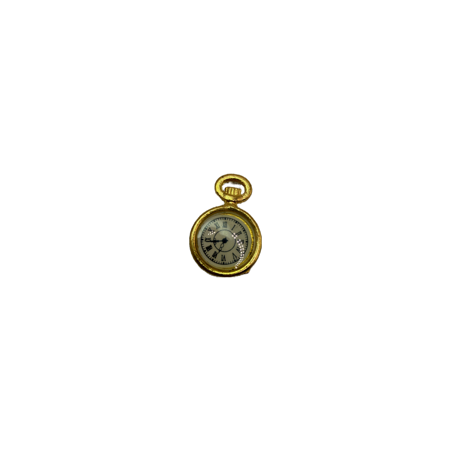 Gold pocket watch with Roman numeral dial