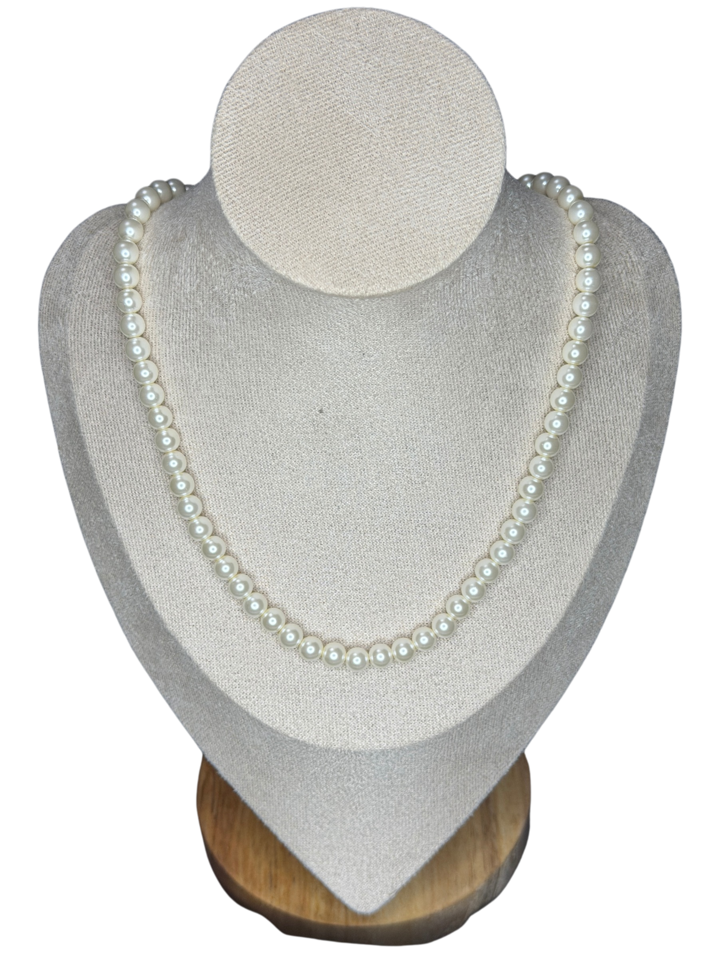 Statement Pearl Strand Necklace