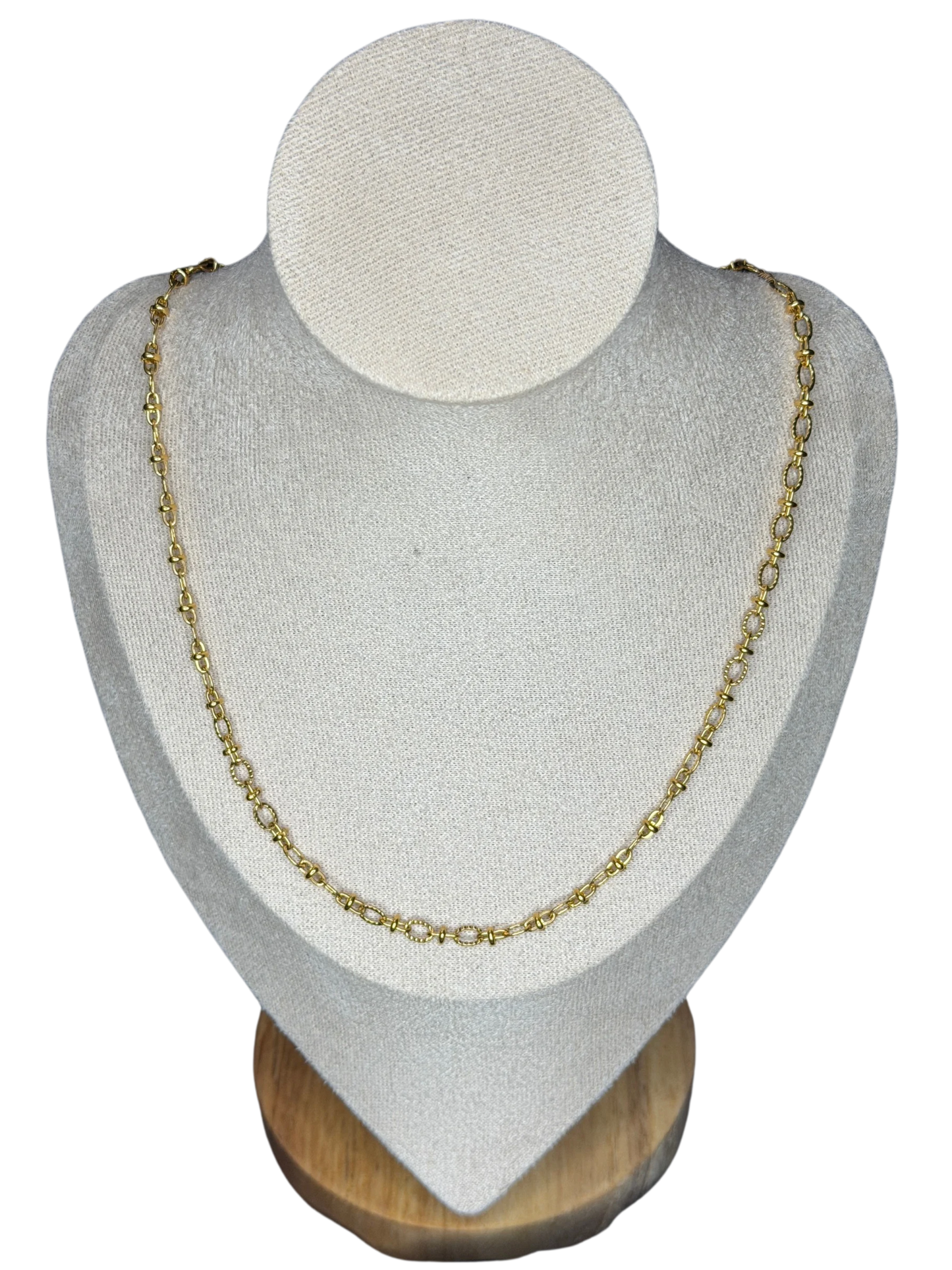Premium Gold Knot Link Chain Necklace