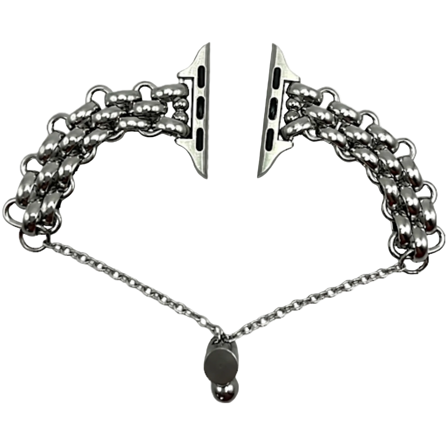 Silver Chain Link Apple Watch Band
