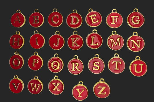 Red Circle Letters