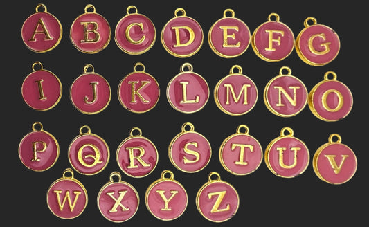 Pink Circle Letters