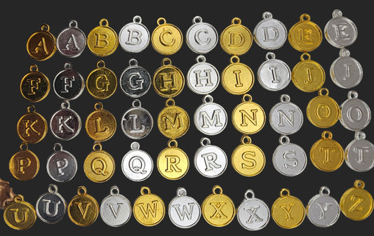 Silver Coin Letters