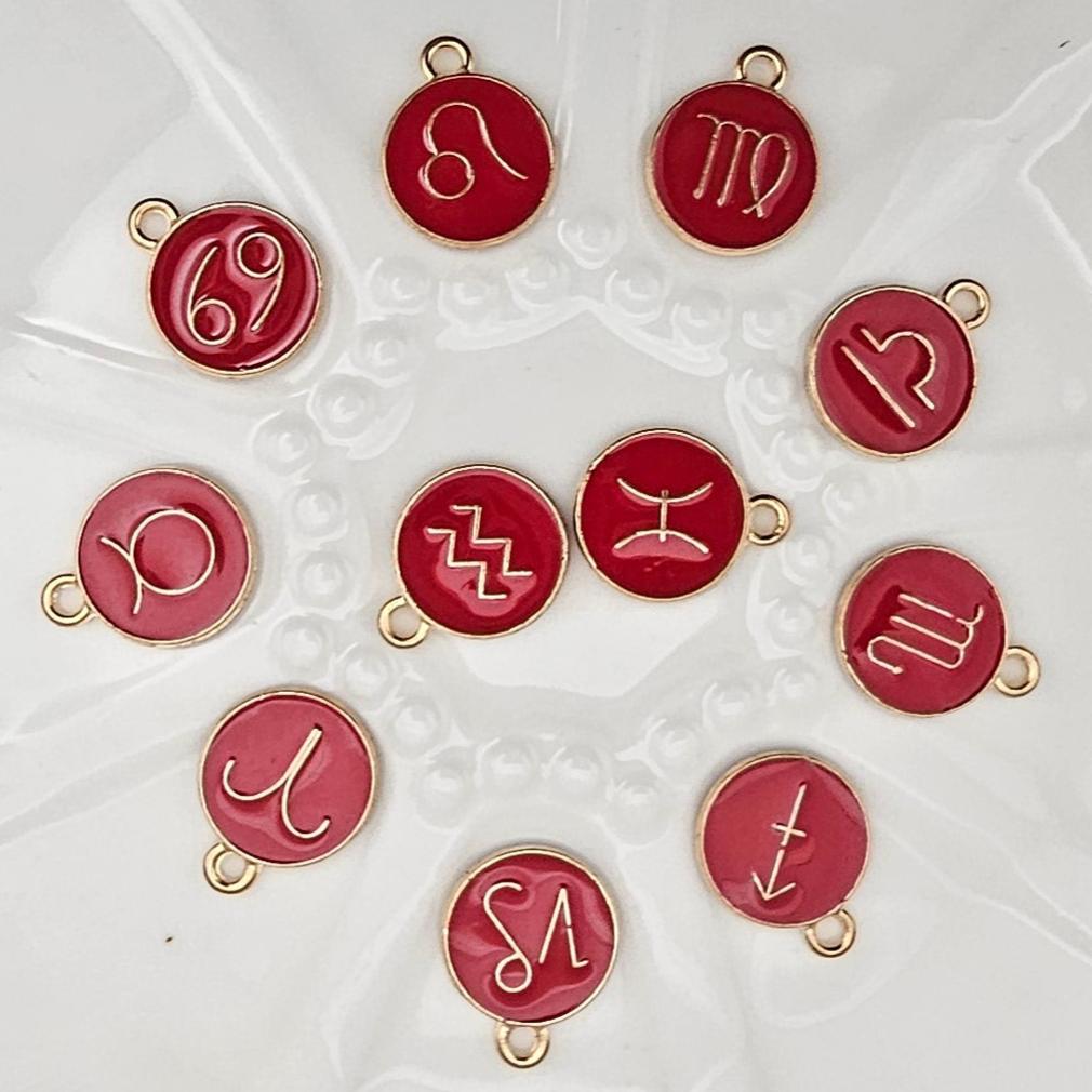 Colored Astrology Pendant