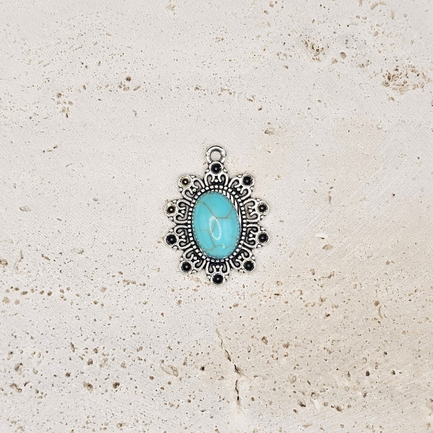 Turquoise Oval Pendant