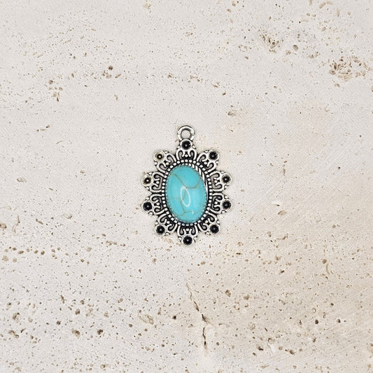 Turquoise Oval Pendant