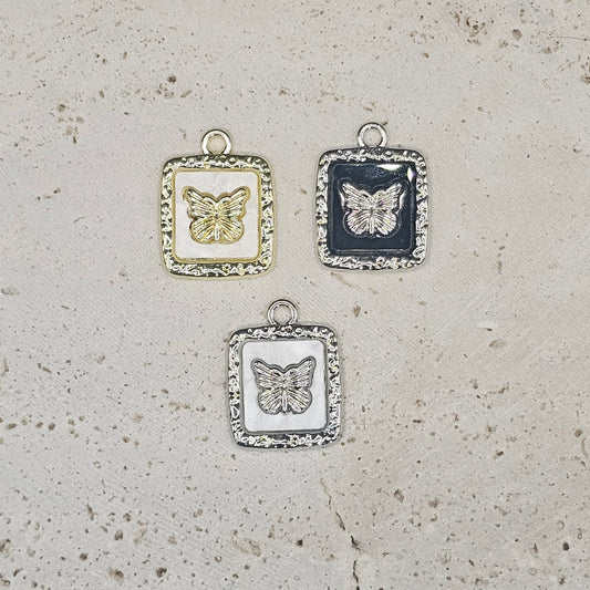 Square Butterfly Pendant