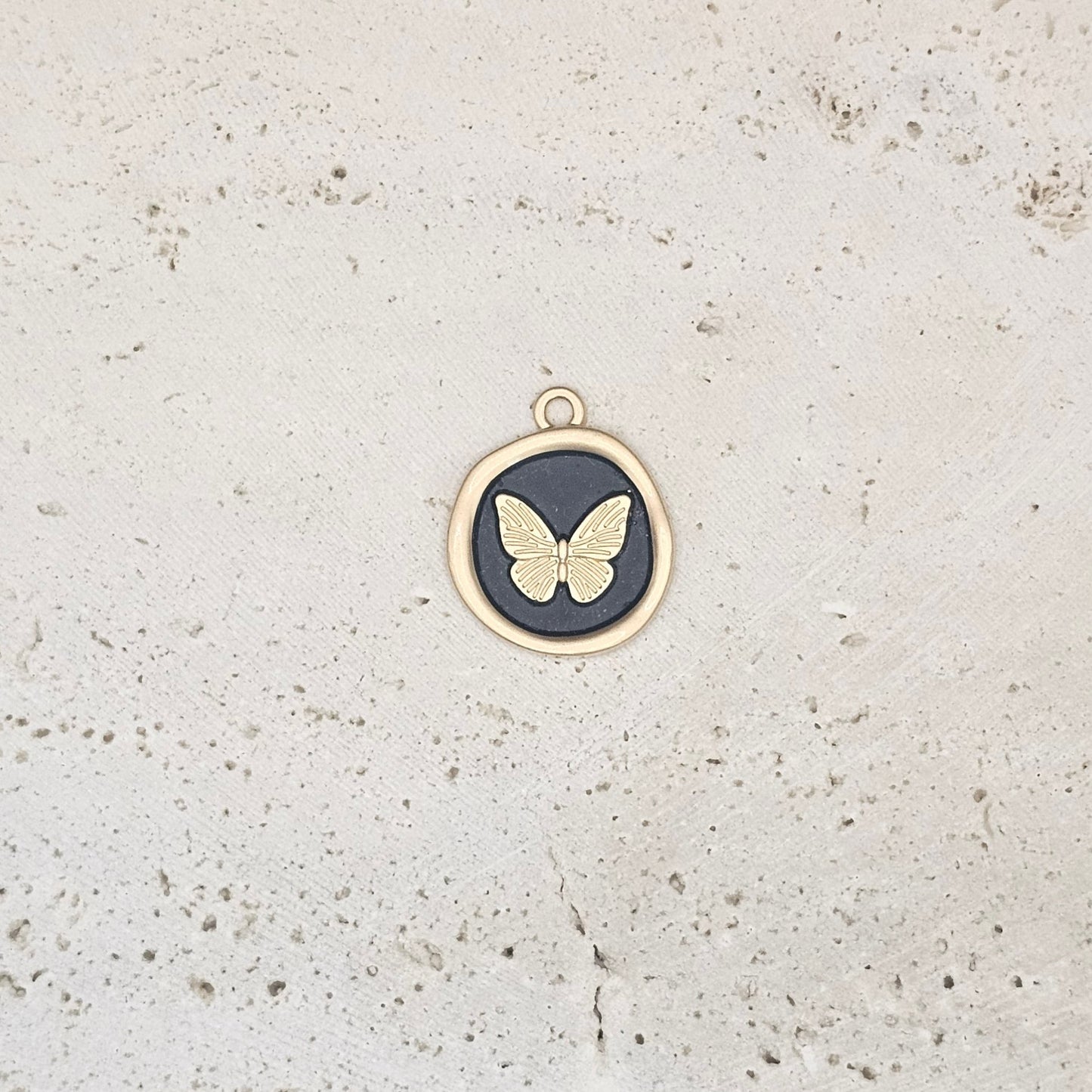Circle Butterfly Pendant