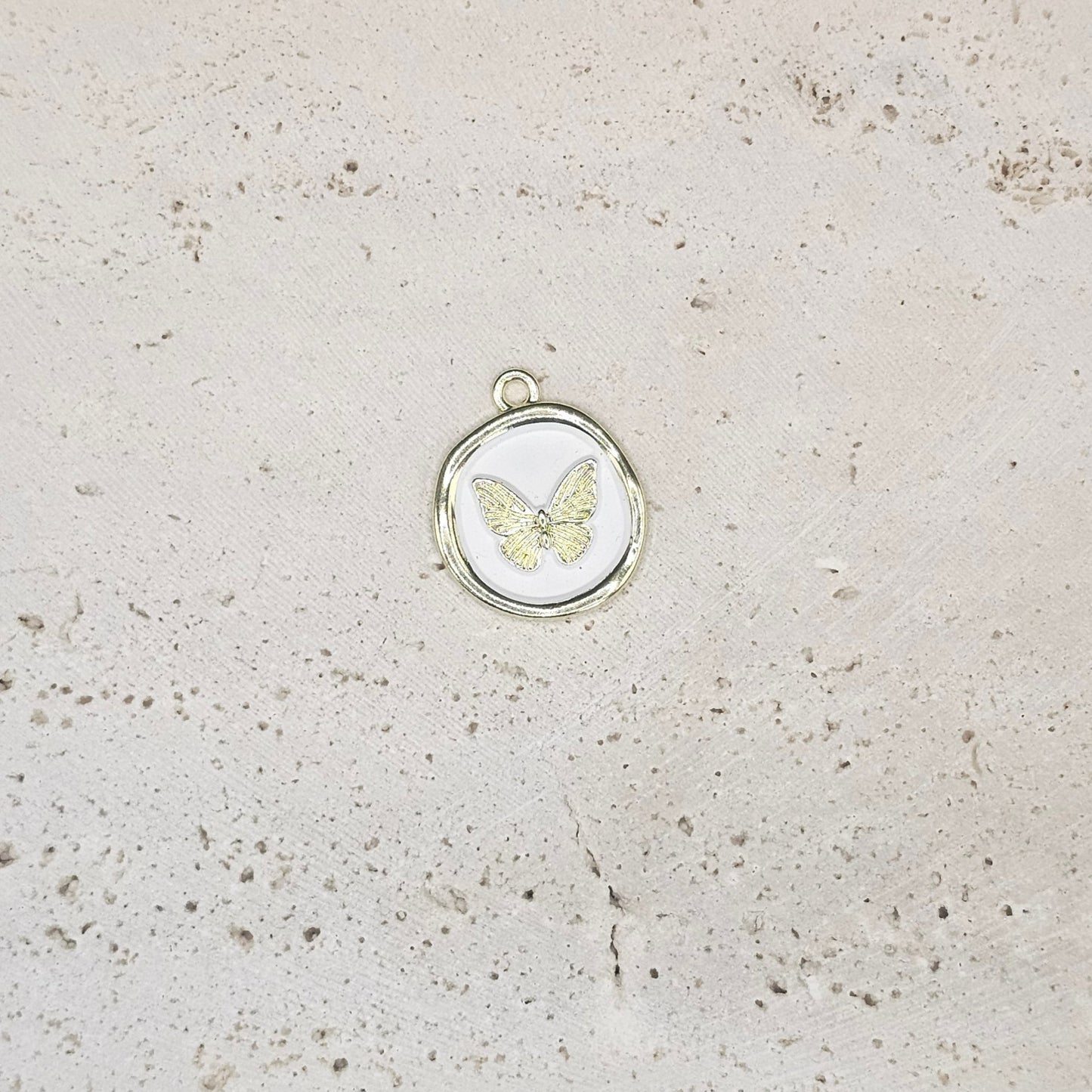 Circle Butterfly Pendant