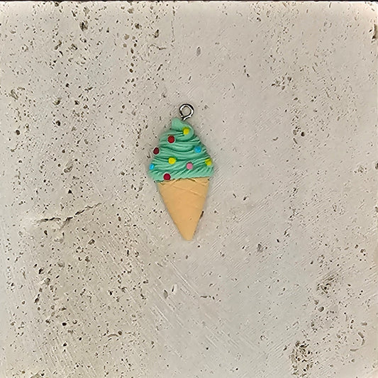 Ice Cream Cone with Sprinkles (3D)