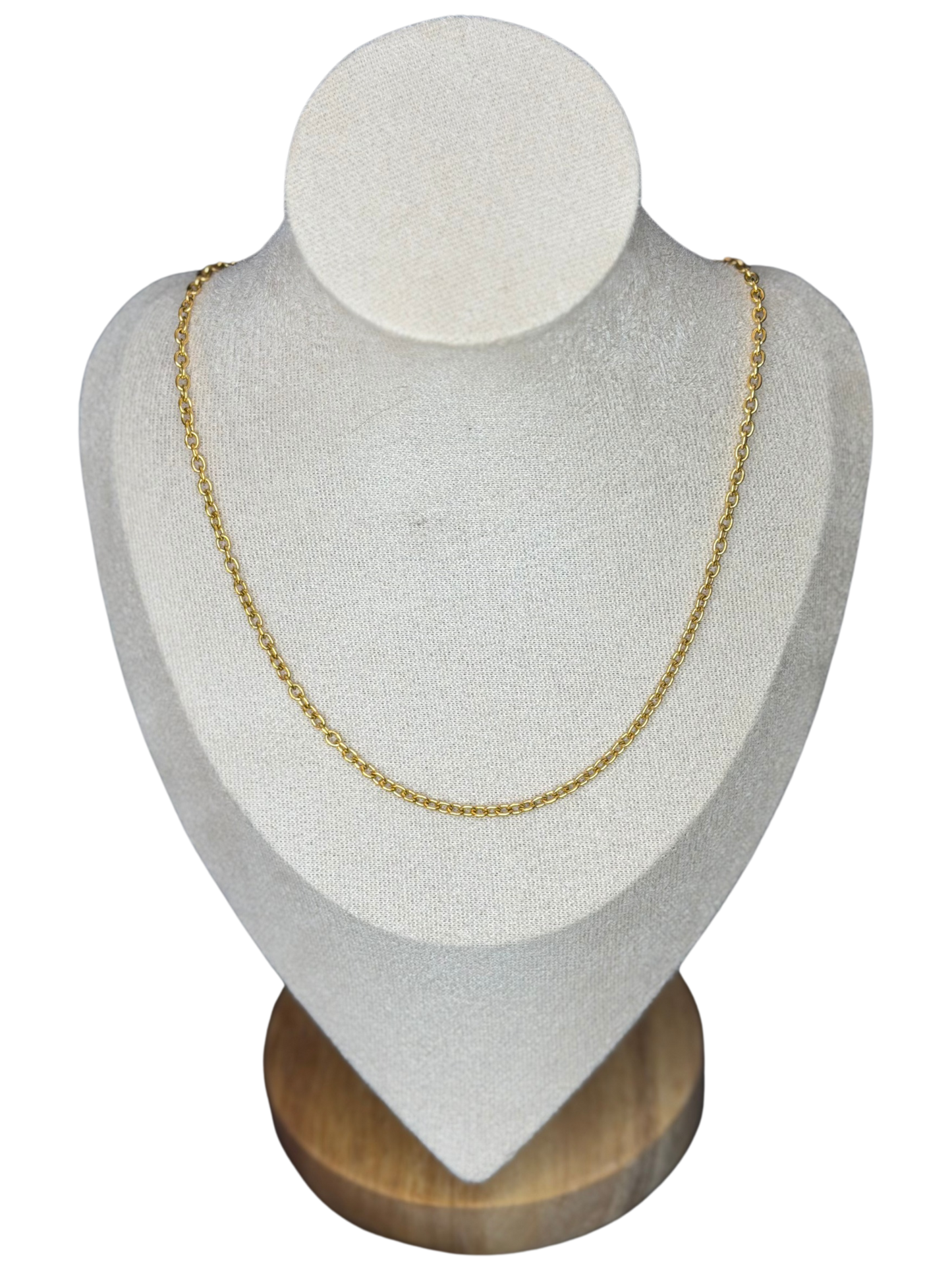Bold Gold Chain Link Necklace