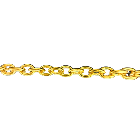 Bold Gold Chain Link Necklace