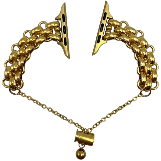 Gold Chain Link Apple Watch Band