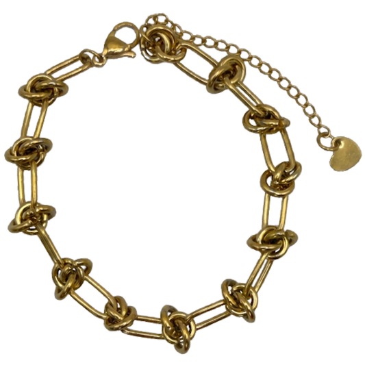 Gold Rope Knot Bracelet