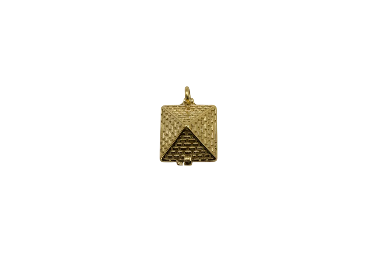 Gold textured envelope with polished flap