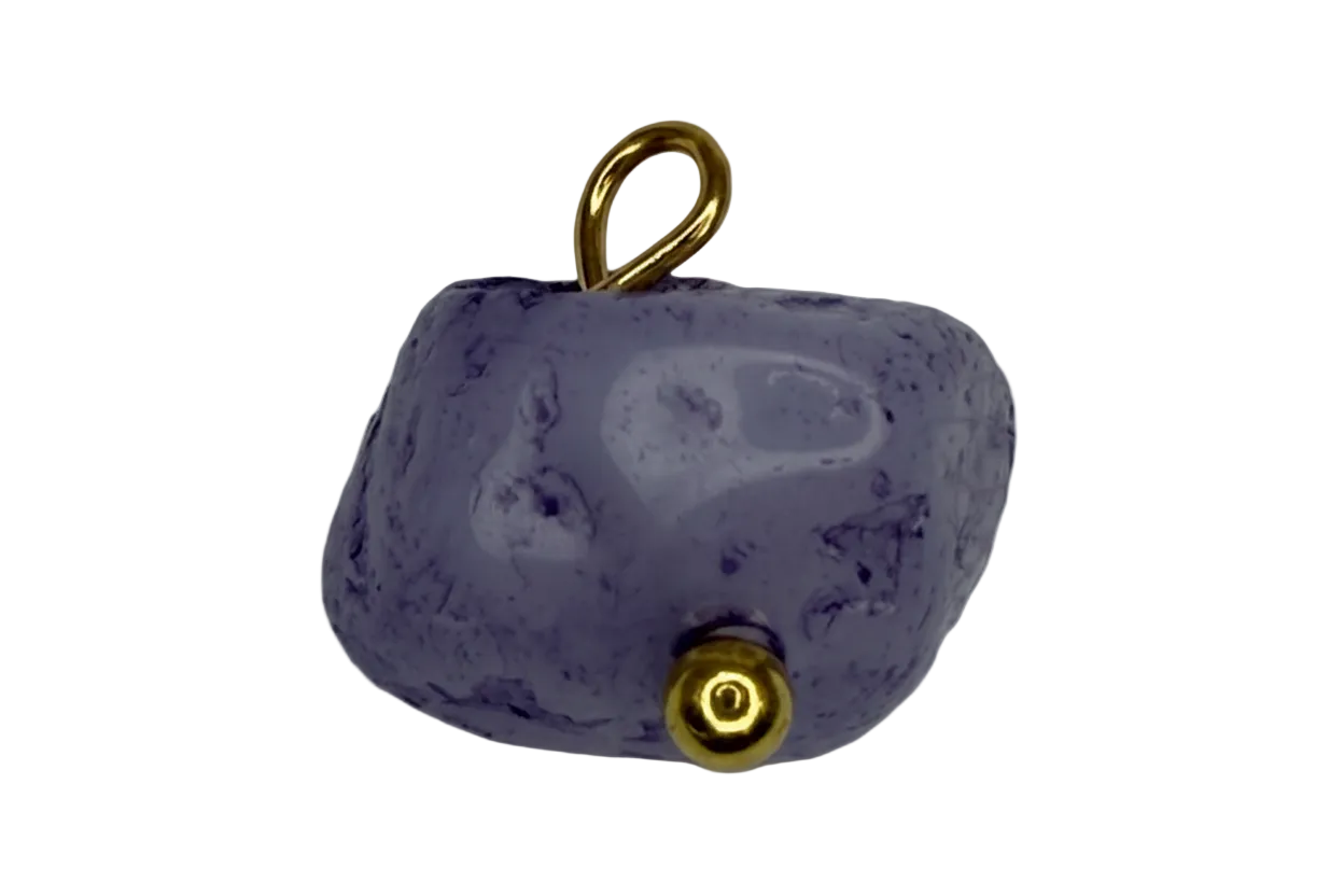 Marbled lavender coffee mug motif with sculpted details and polished gold accents