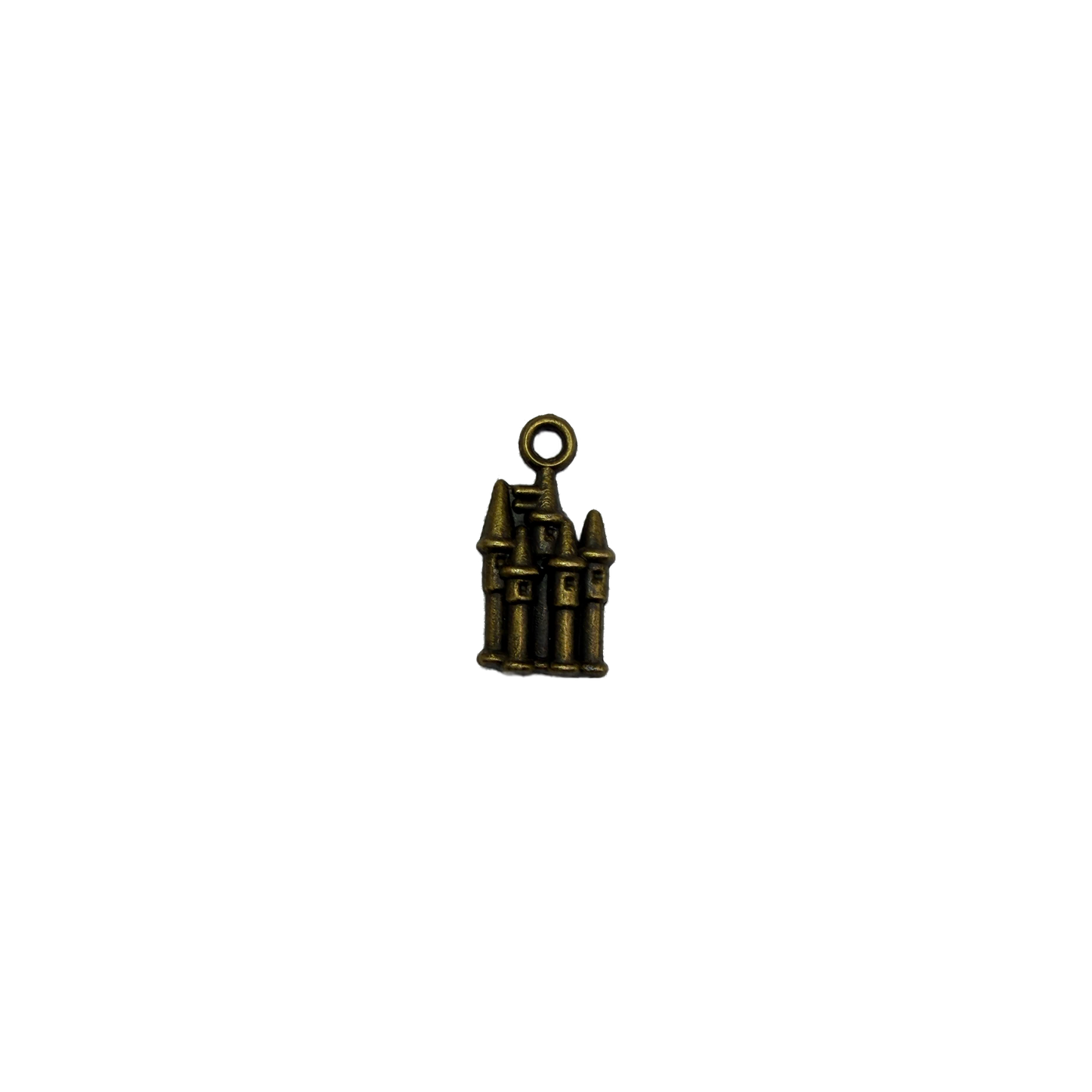 Antique gold key cluster with dark patina
