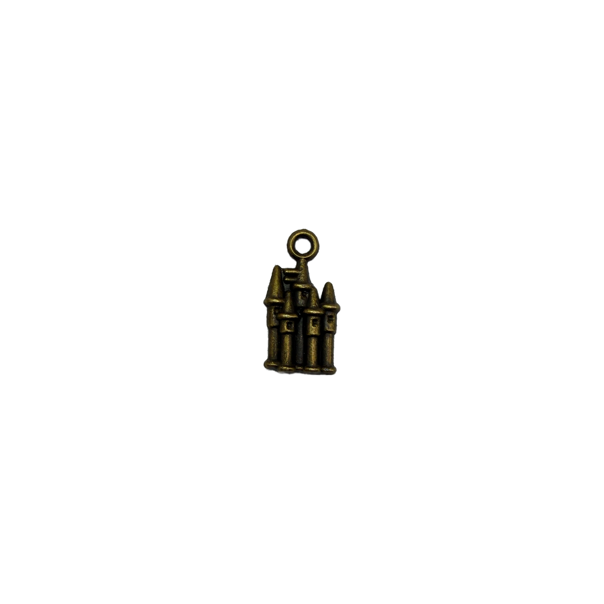 Antique gold key cluster with dark patina