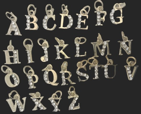 Diamond Gold Roman Letters