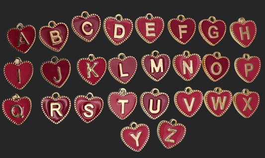 Pink Heart Letters