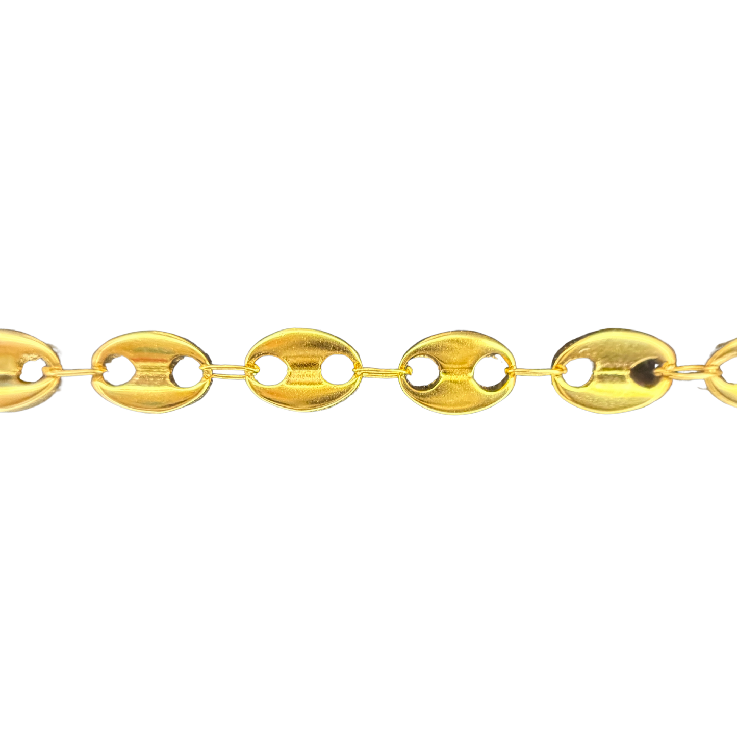 Premium Gold Oval Link Chain Necklace