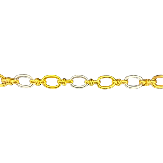 Designer Dual Link Statement Necklace