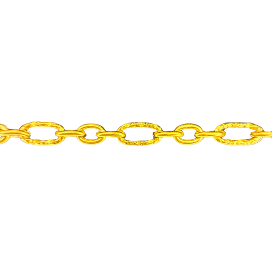 Delicate Gold Chain Link Necklace