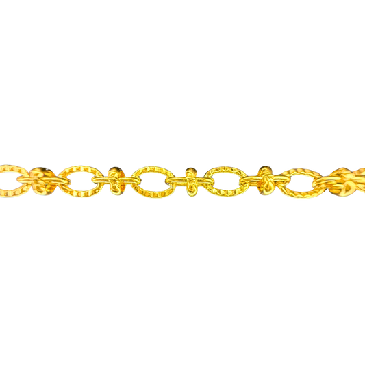 Premium Gold Knot Link Chain Necklace