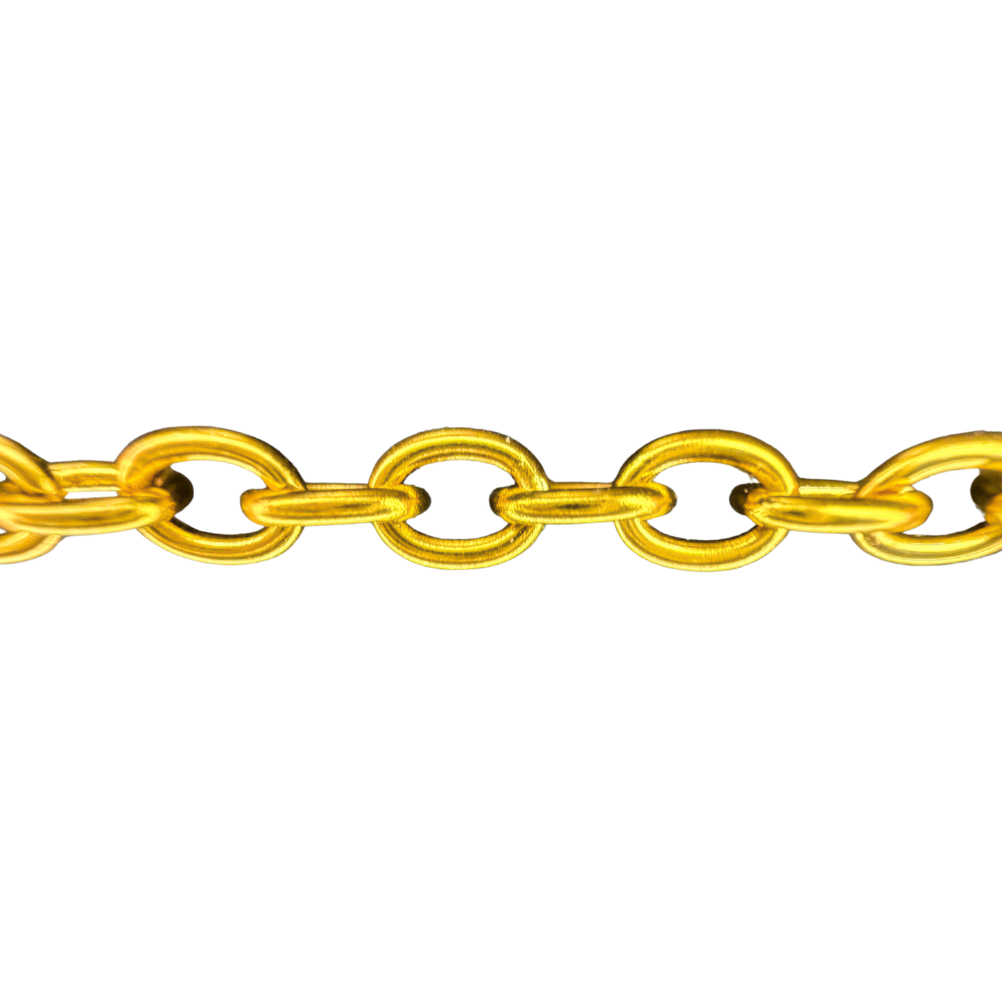 Classic Gold Oval Chain Necklace