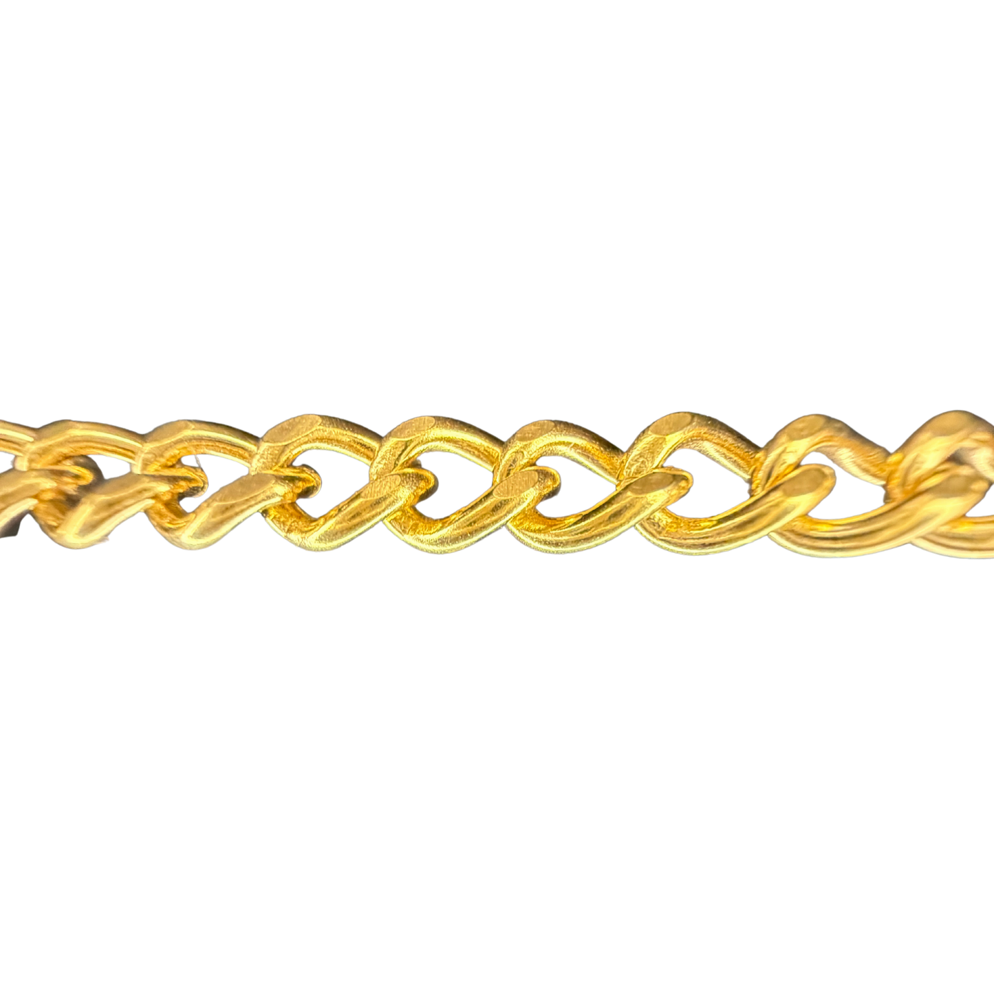 Premium Gold Braided Chain Necklace