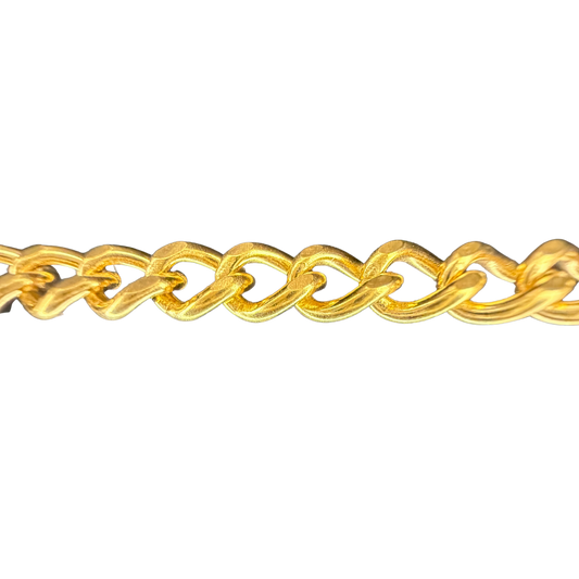 Premium Gold Braided Chain Necklace
