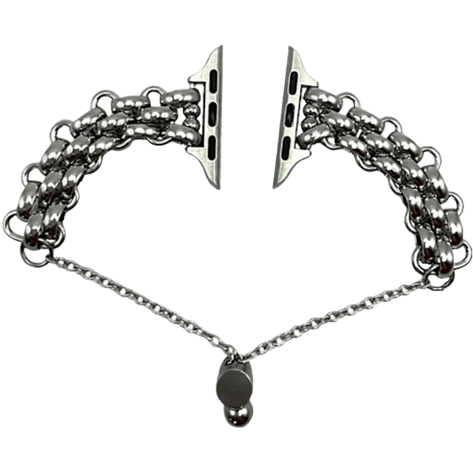 Silver Chain Link Apple Watch Band